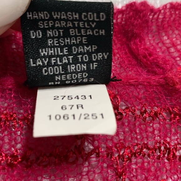 Moda International Semi Sheer Sequin Knit Sweater - Picture 7 of 8